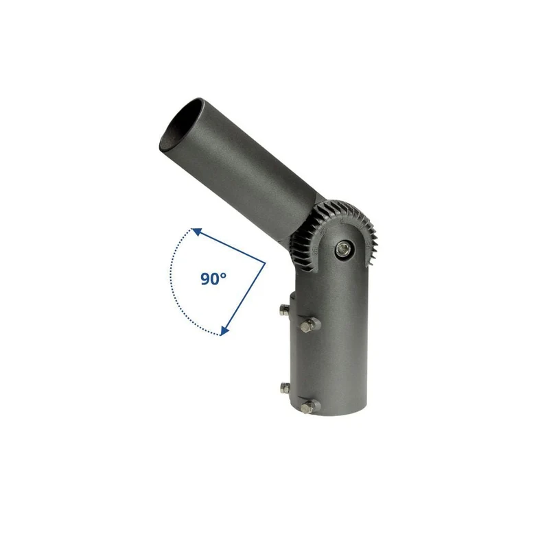 LED Straßenleuchtenhalterung Adapter, einstellbar, 60mm