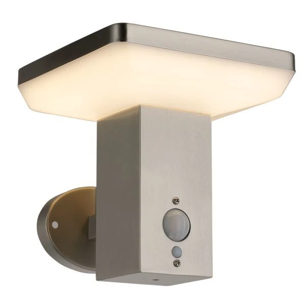 LED-Solarleuchte, Wandleuchte, 4,4 W, Bewegungsmelder, eckig