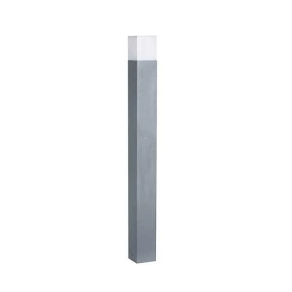 LED Standleuchte für den Außenbereich, IP54, 100 cm, für E27-Leuchtmittel, grau