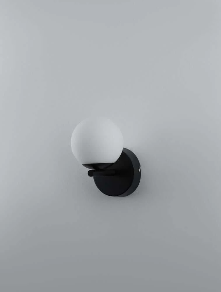 Nuvole LED Wandleuchte 3000K Schwarz, Weiß