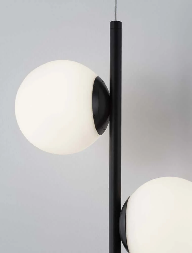 Nuvole LED Pendelleuchte 2-flammig 3000K Schwarz, Weiß