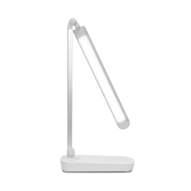 LED-Tischlampe, 5 W, dimmbar, silber, inkl. induktiver Lademöglichkeit