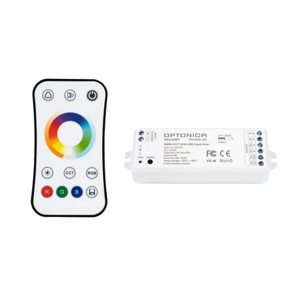 LED RGB+CCT Controller, mit Fernbedienung