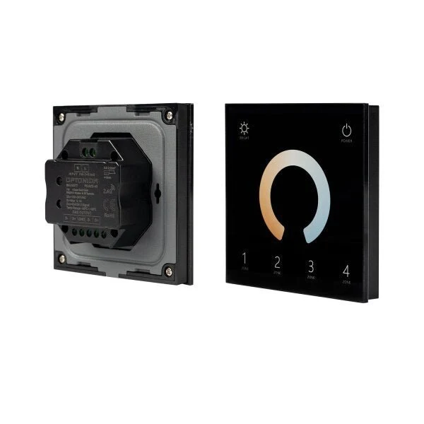 LED DMX-RF 4 Zonen CCT Wandcontroller