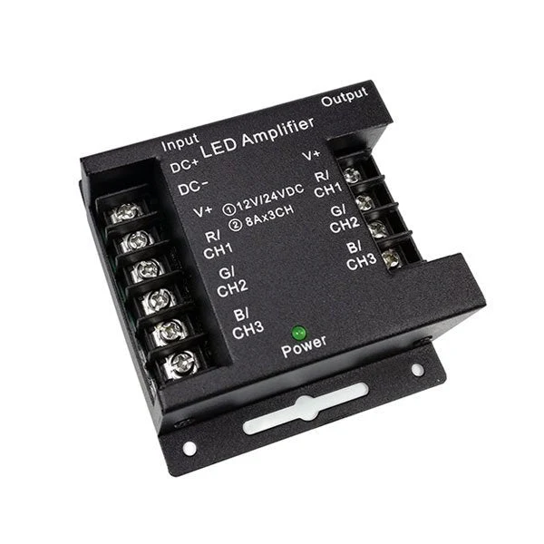 LED STRIP RGB AMPLIFIER, IRON SHELL