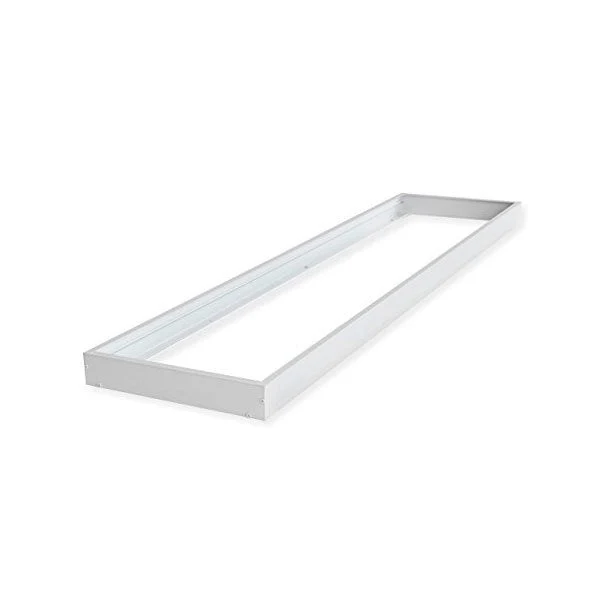Aufbaurahmen für LED-Panel 120x30 cm, Aluminium, weiß