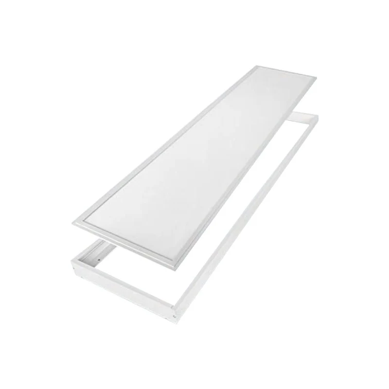 Aufbaurahmen für LED-Panel 120x30 cm, Aluminium, weiß