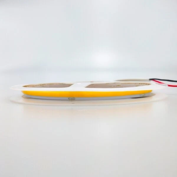 LED COB Leuchtstreifen mit 512 LEDs/m, 12 W/m, 1100 lm/m, Ra: >90, 3000K, 5 m