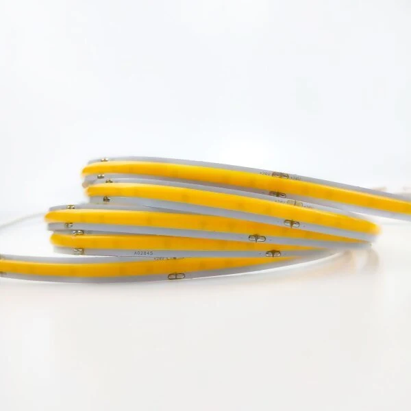LED COB Leuchtstreifen mit 512 LEDs/m, 12 W/m, 1100 lm/m, Ra: >90, 3000K, 5 m