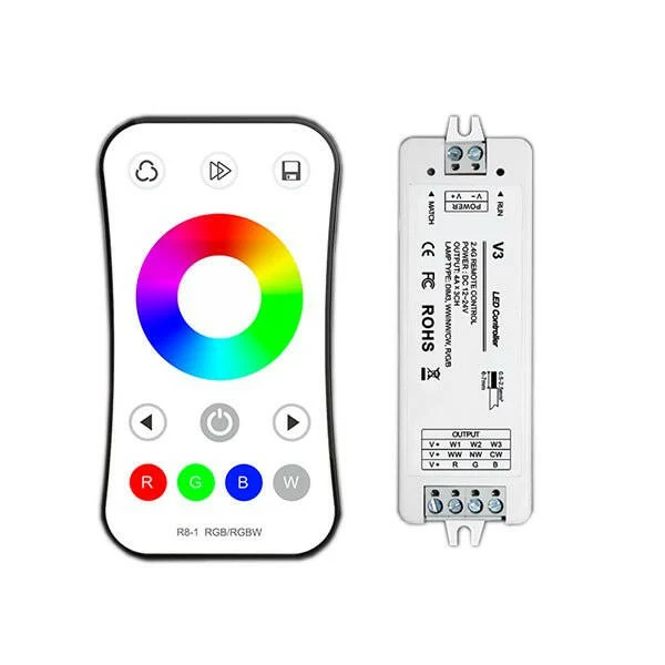 LED Controller, für LED-Streifen, RGBW, inkl Fernbedienung