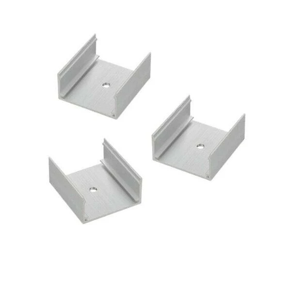 Aluminium Clips für Neon Flex Leuchtstreifen, weiß