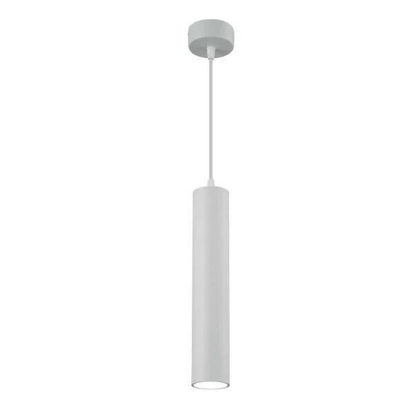 Aufbau-Hängeleuchte für GU10 Leuchtmittel, Alu, Röhrenform, weiß
