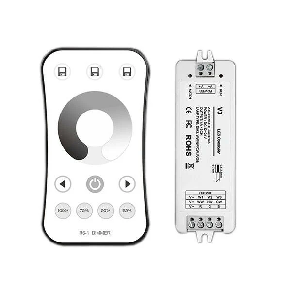 Controller, LED-Streifen, einfarbig, mit Fernbedienung