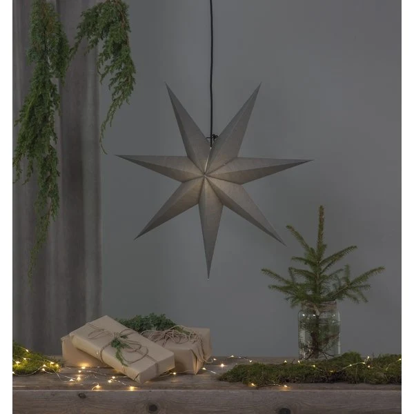 Moderner Weihnachtsstern, anthrazit
