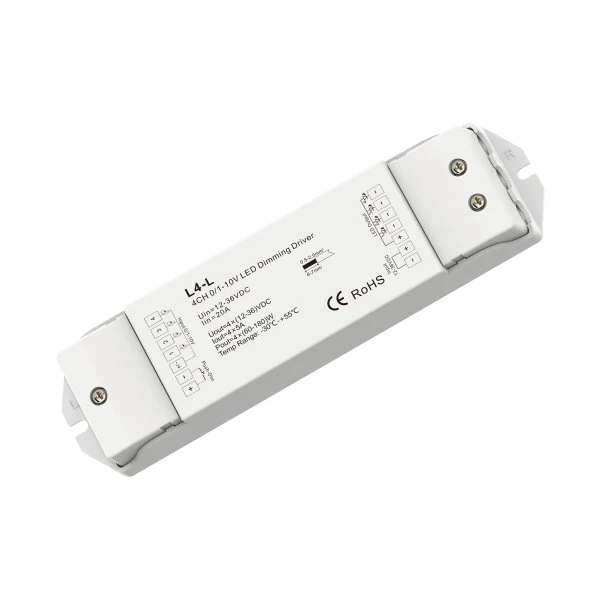 LED Treiber für LED Streifen, dimmbar 1-10 V, 4 Kanal