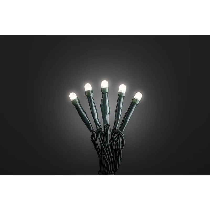 16m Micro LED Lichterkette gefrostet 50 Warmweiße Dioden