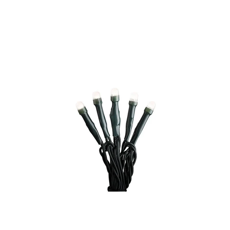 16m Micro LED Lichterkette gefrostet 50 Warmweiße Dioden