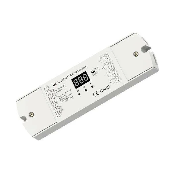 4 Kanal Konstantspannung DMX512 & RDM Decoder