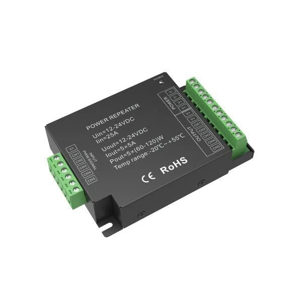 Power Repeater für LED Streifen, 12-24VDC