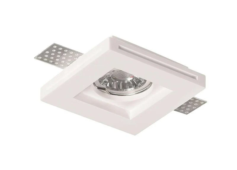 Deckeneinbauspot Trimless für GU10- /MR16-Leuchtmittel, weiß, eckig