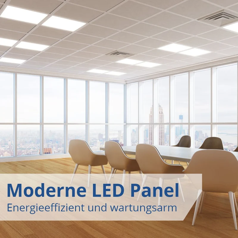 LED-Panel, 60x60 cm, 40 W, 4800 lm, UGR19, 4500 K