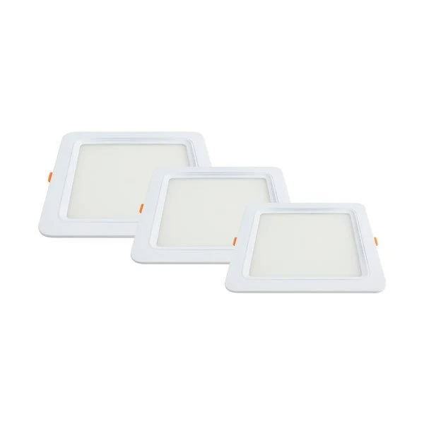 LED-Einbaupanel pro, 6 W, 375 lm, 2800 K, eckig