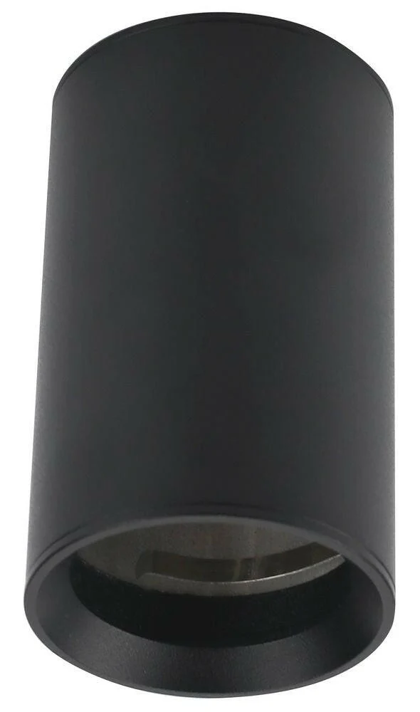 Aufbauspot für GU10- /MR16-Leuchtmittel, Alu, rund, schwarz