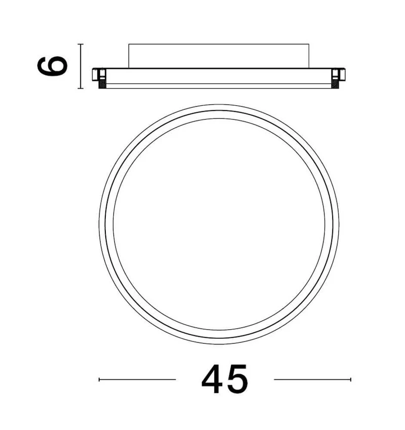 Willow LED Deckenleuchte Ø 45cm 33000K