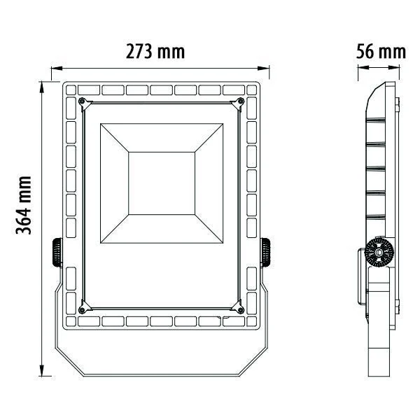 LED-Stadion-Fluter, 100W, 100-240V, 5700K, IP65
