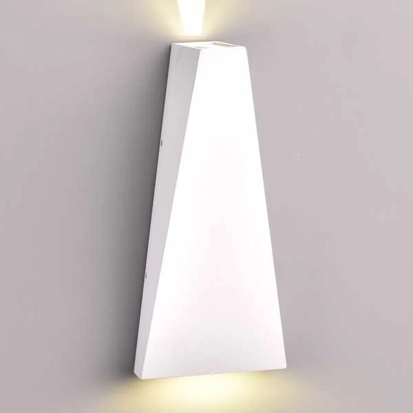 LED Wandleuchte, 6 W, 660 lm, 4000 K, IP54, weiß