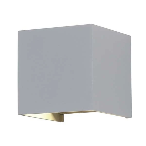 LED Wandleuchte, EPISTAR LED, 6W, IP54, 660 lm, grau, 4000K