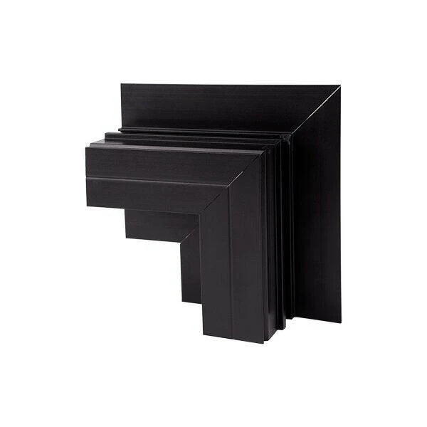 Deckeneinbau-Lichtsystem, L-Stück ,innen, schwarz, R20B