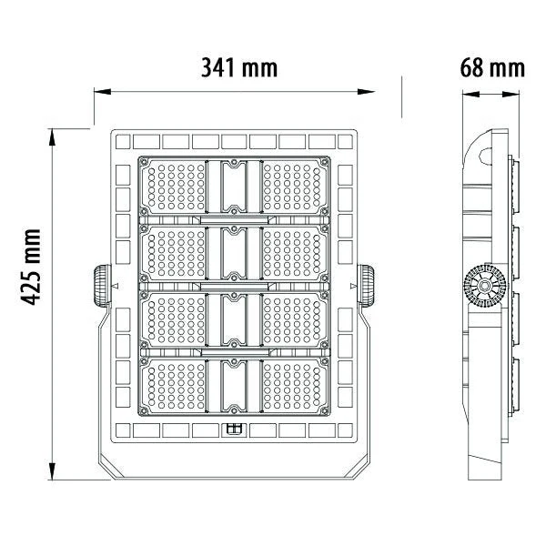 LED-Stadion-Fluter, 240W, 100-240V, 5700K, IP65