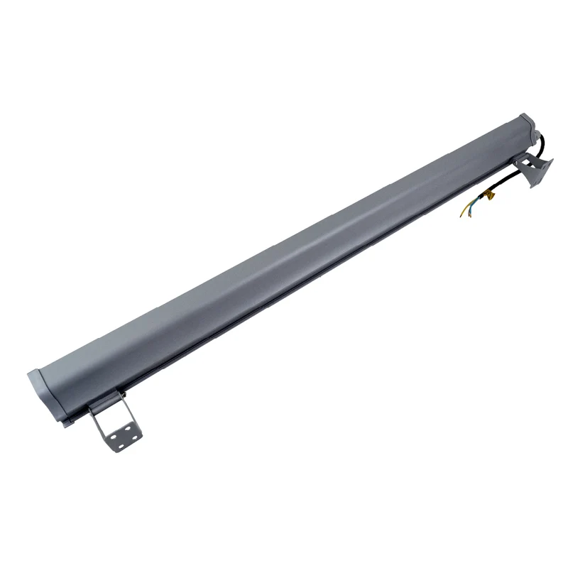 LED-Hallenleuchte, linear, 200 W, 25000 lm, 5000 K (neutralweiß), IP65, grau