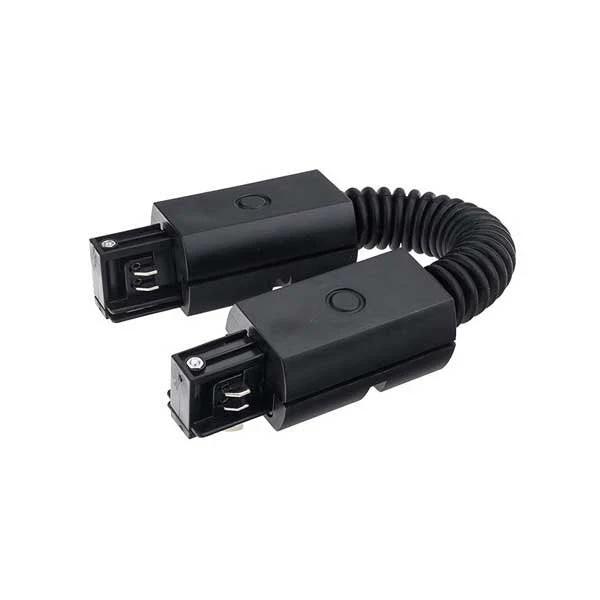Flexibler Verbinder für 3-Phasenschiene, Tracklight-System, schwarz