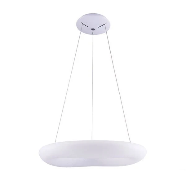 LED Hängeleuchte, Pendelleuchte, Deckenleuchte, 38W, 2660 lm, 3000K, Ø450mm, rund, sandweiß