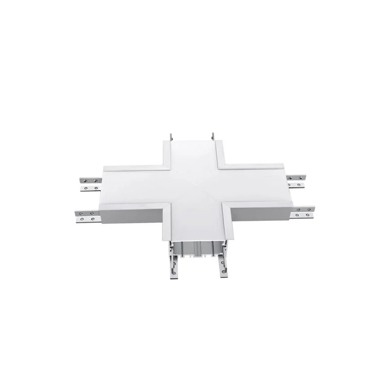 LED-Deckeneinbau-Lichtsystem, X-Stück, weiß, 4000 K, SLAVE