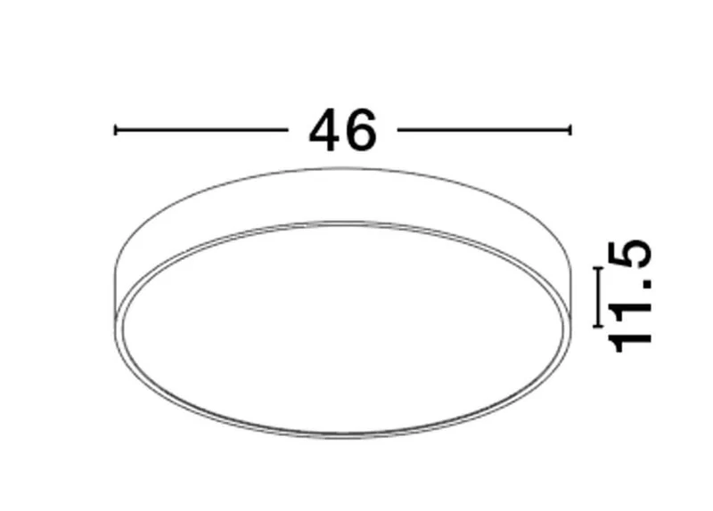 Sotto LED Deckenleuchte Ø 46cm 2700, 3500, 5000K