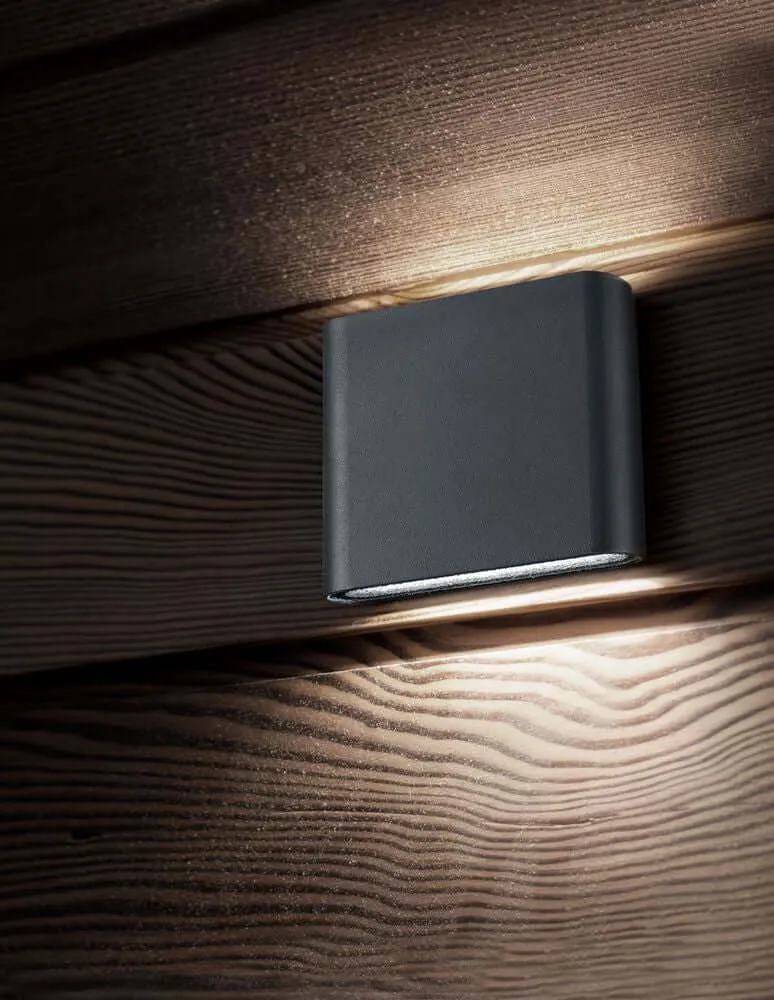 Soho LED Außenwandleuchte Qudadratisch Up & Down 3000K IP54