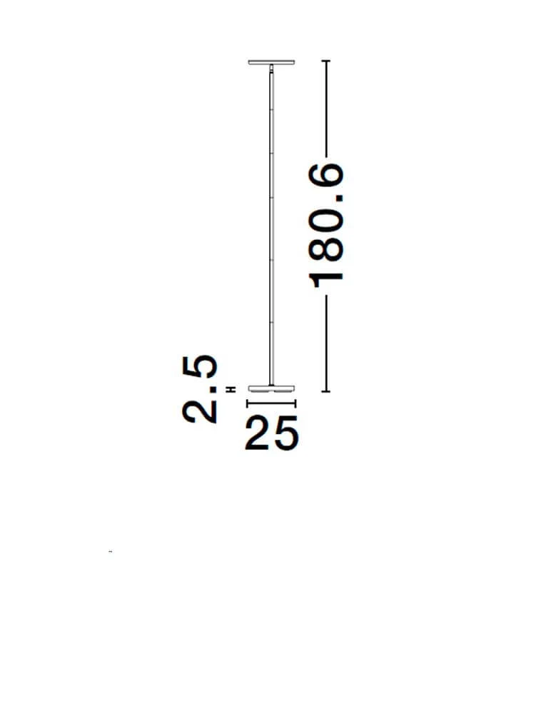 Sinkro LED Stehlampe Ø 25,2cm 3000K mit Drehschalter