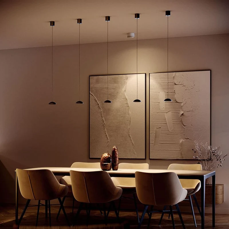 s.luce Santa Air LED Esstisch-Hängeleuchte 5-flammig 160cm