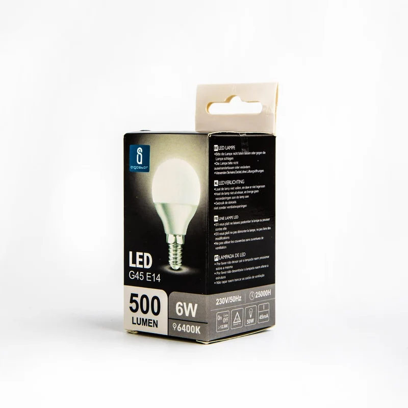 LED Leuchtmittel, E14, 6 W, 510 lm, 6500 K