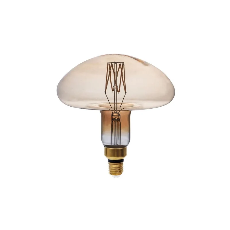 LED Filament Leuchtmittel, Vintage Lampe, MS200, gold, E 27, groß, Ø 200 mm, 8 W, 810 lm, dimmbar