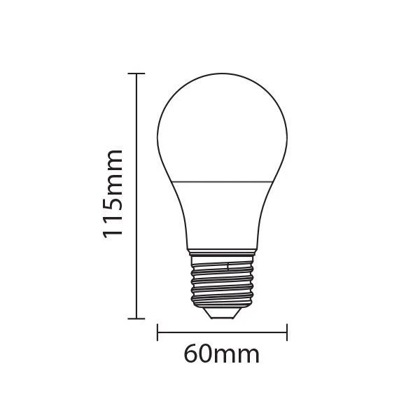 LED-Leuchtmittel, 12 W, 1155 Lumen, E27, 4500K (neutralweiß)