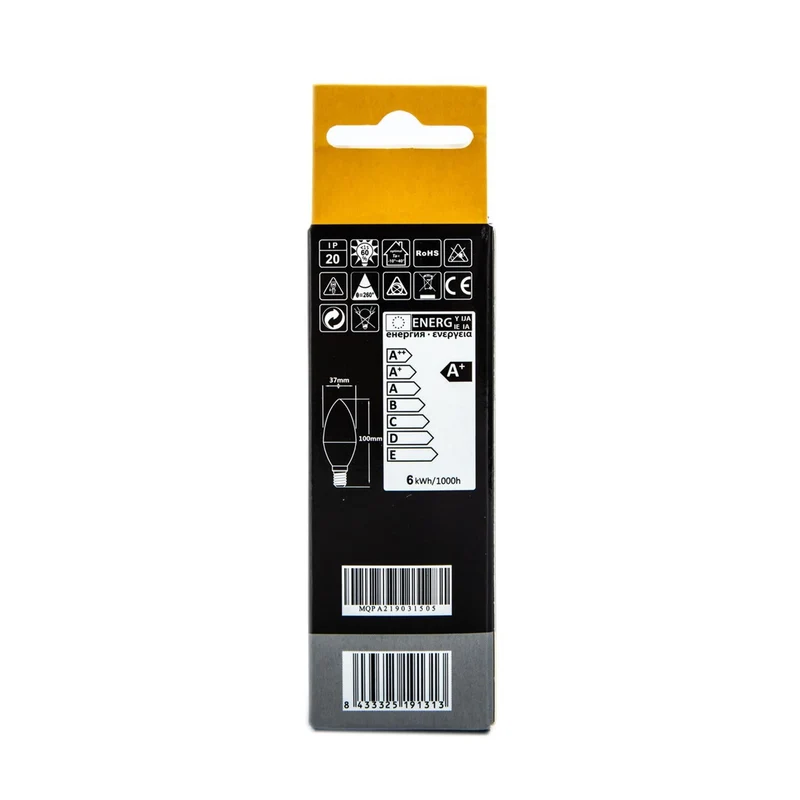 LED Leuchtmittel, E14, 6 W, 510 lm, 3000 K