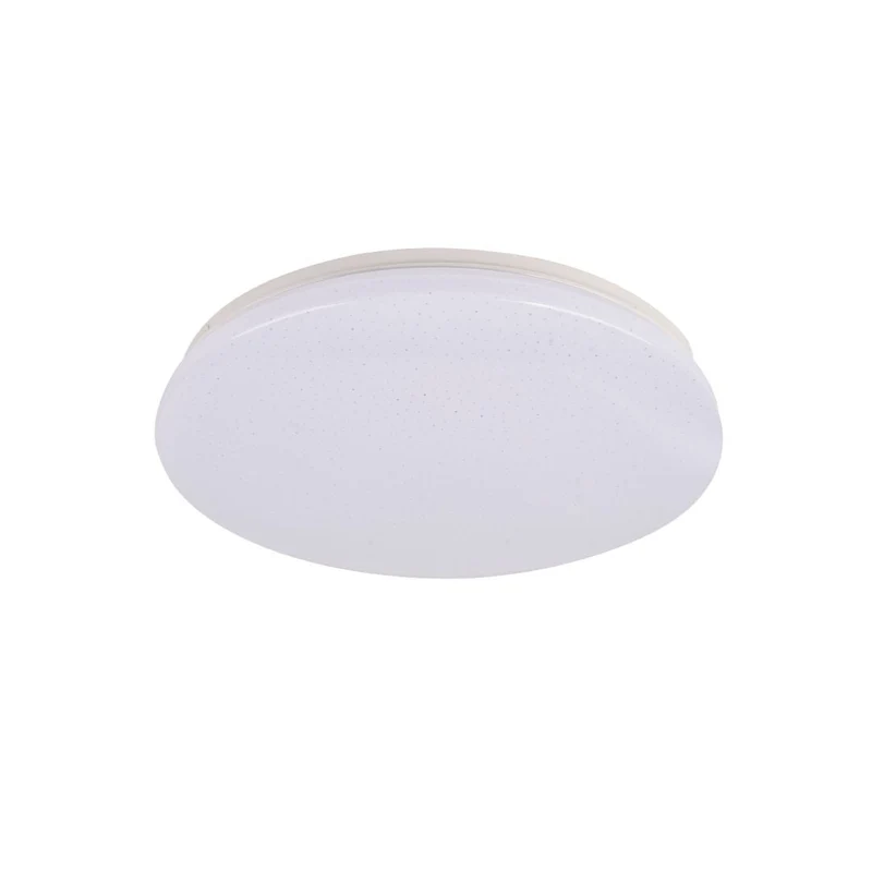 LED Deckenleuchte, Aufbauleuchte mit Sternen-Glitzer-Effekt, 12 W, 3000 K, 840 lm, rund, Ø230 mm