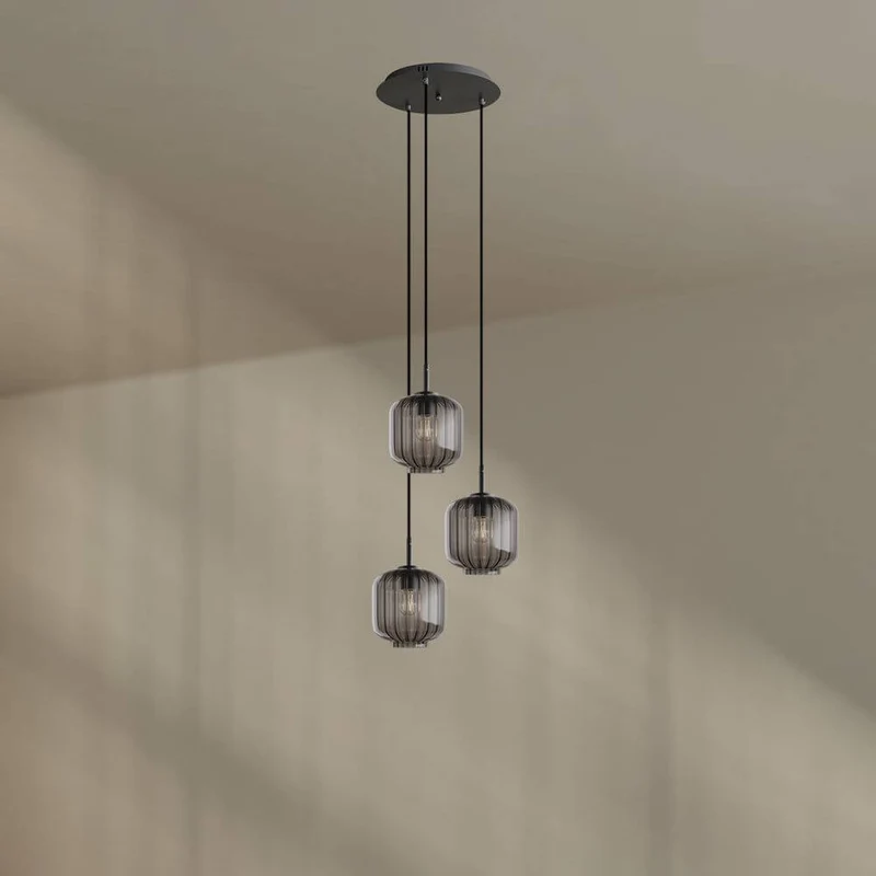 s.luce Velo 3-flammige Galerieleuchte Ø 40cm Baldachin Ø 20cm