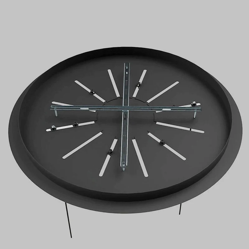 s.luce Velo Galerie-Hängelampe 5-flammig Ø 60cm Baldachin Ø 25cm