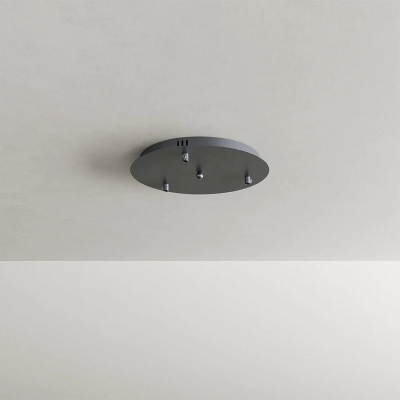 s.luce Echos Galerieleuchte 3-flammig Ø 40cm Baldachin Ø 18/25cm
