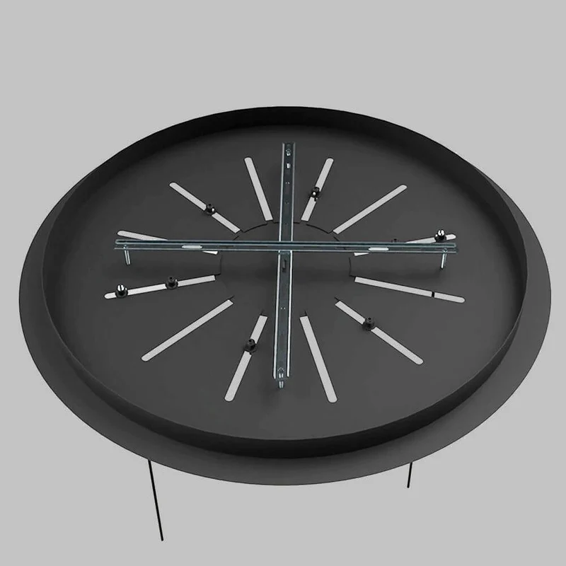 s.luce Echos Galerieleuchte 12-flammig Ø 80cm Baldachin Ø 25cm